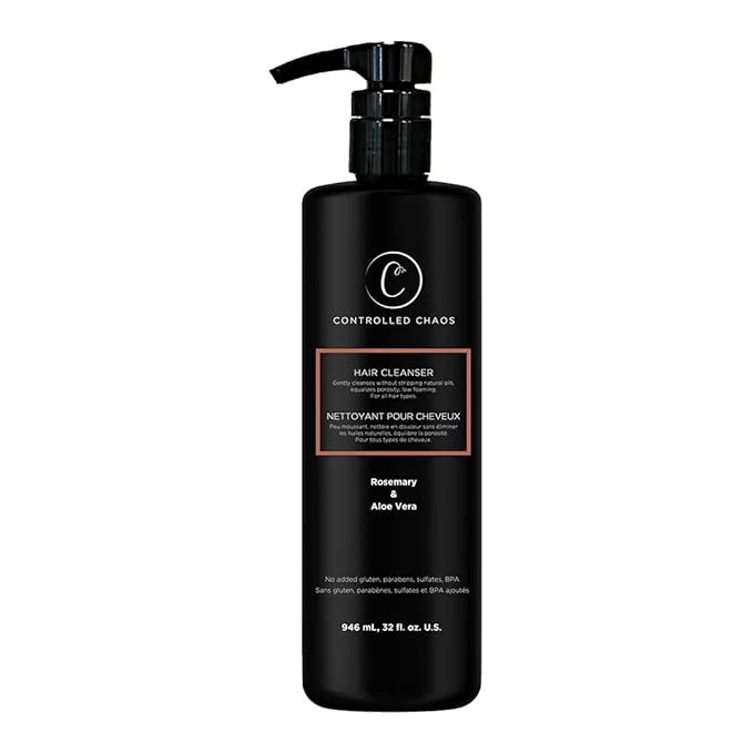 Controlled Chaos As Seen on Shark Tank Sulfate Free Hair Cleanser for Build Up – Deep Cleansing & Hydrating Scalp Cleanser for All Hair Types – Ideal for both Men & Women, Made In USA (32 oz)