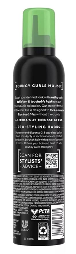 TRESemmé Flawless Curls Mousse, Extra Hold - 10.5 oz (Pack of 6)