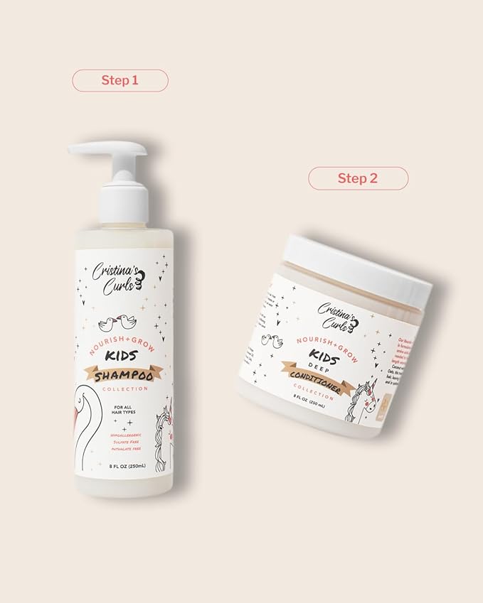 Cristina's Curls Kids Shampoo – Gentle Scalp Cleanse That Lifts Buildup Without Dryness