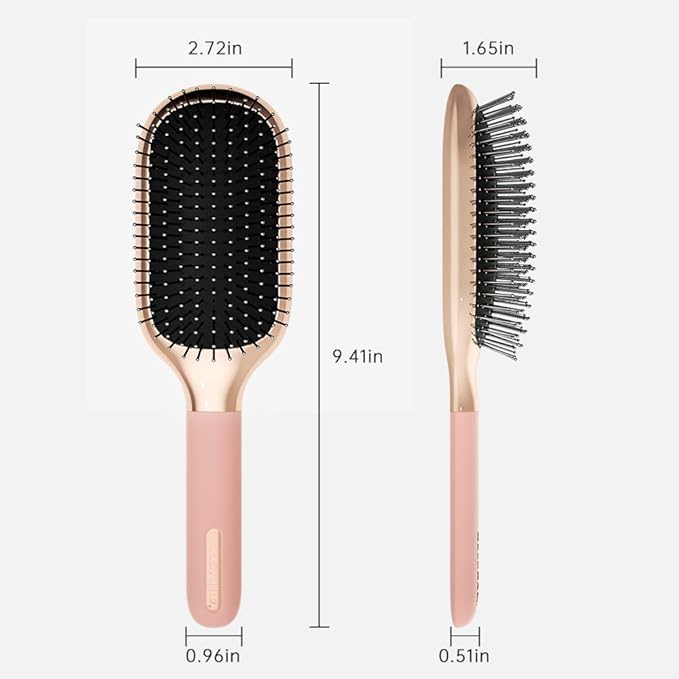 Melbang Hair Brush for Thick Curly Thin Long Short Wet or Dry Hair Adds Shine and Makes Hair Smooth Hair Comb Paddle Hair Brush for Men Women Kid
