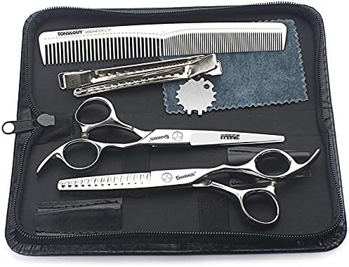 Barber hair scissors, Axemoore professional haircut Cutting Scissors/Shears set- 6", made of Japanese stainless steel, especially (6in-2pc-B)