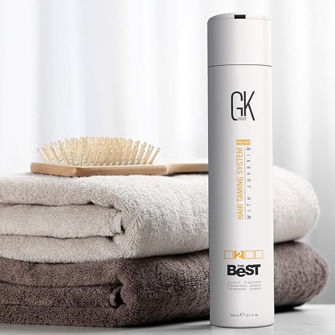 GK HAIR Global Keratin The Best Professional Hair (300ml/10.1 Fl Oz) For Straightening And Moisturizing Shampoo and Conditioner Set (1000ml/33.8 Fl Oz) for Color Treated
