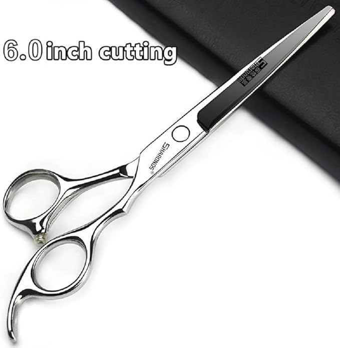 Barber hair scissors, Axemoore professional haircut Cutting Scissors/Shears set- 6", made of Japanese stainless steel, especially (6 in- flat)