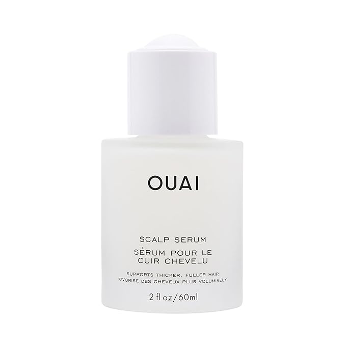 OUAI Scalp Serum - Balancing Hair Serum with Red Clover Extract, Siberian Ginseng and Peptides for Thicker and Fuller-Looking Hair - Paraben, Phthalate and Sulfate Free Scalp Care (2 Fl Oz)