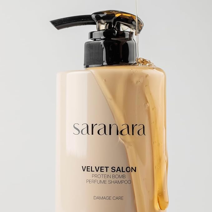Velvet Salon Protein Damage Care, Nourishing, Hydrating, Smooths and Adds Shine Shampoo & Conditioner (16.9 fl oz X 2), Silicone Paraben Free