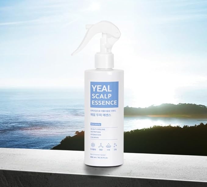 YEAL Scalp Cooling Serum Spray, Peppermint & Aloe Extract, Instant Heat Relief Hydrating Soothing, Non-Washing Leave-On Mist, Hypoallergenic Tested 10.14 fl oz