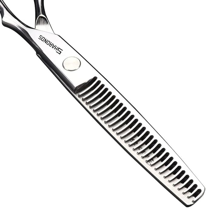 Barber hair scissors, Axemoore professional haircut Cutting Scissors/Shears set- 6", made of Japanese stainless steel, especially (6 in- tooth-A)