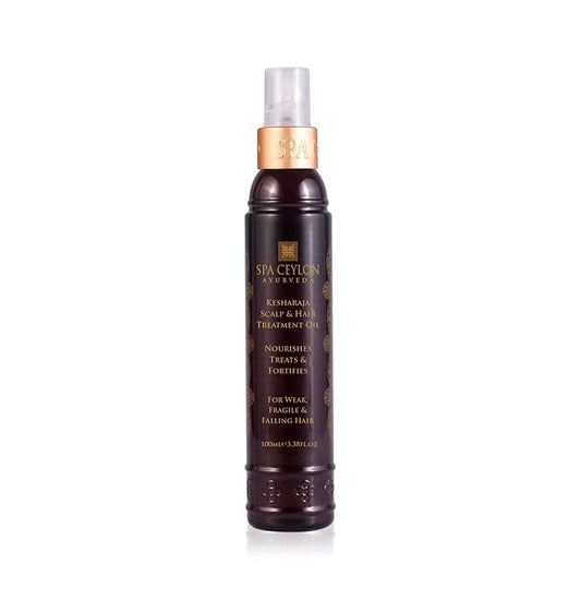 SPA CEYLON Kesharaja Scalp & Hair Treatment Oil | Ayurvedic WonderHerbs Infused | Scalp Hydration | Hair and Scalp Wellness | Ideal for Fragile and Falling Hair