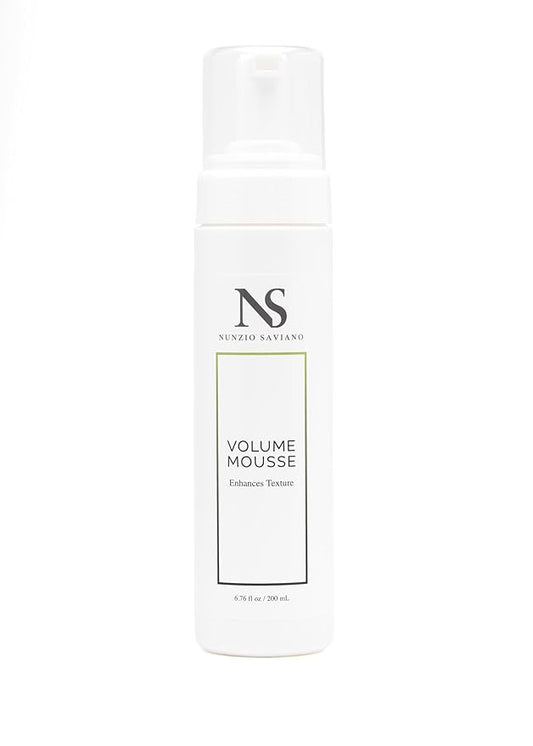 Nunzio Saviano Volume Mousse for Hair – Lightweight Hair Mousse for Women – Volumizing Hair Foam for Styling, Body & Lift – No Buildup No Stiffnesss– For All Hair Types - Made in Italy – 6.76 oz