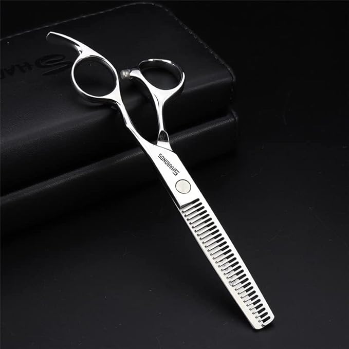Barber hair scissors, Axemoore professional haircut Cutting Scissors/Shears set- 6", made of Japanese stainless steel, especially (6 in- tooth-B)
