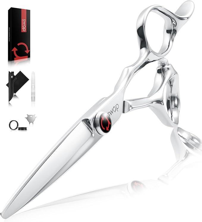 SWAP Professional Hair Cutting Scissors - SUS 440C Barber Shears, Profesional Shears for Hair Cutting (S2, 6 '' Hair Cutting Scissors)