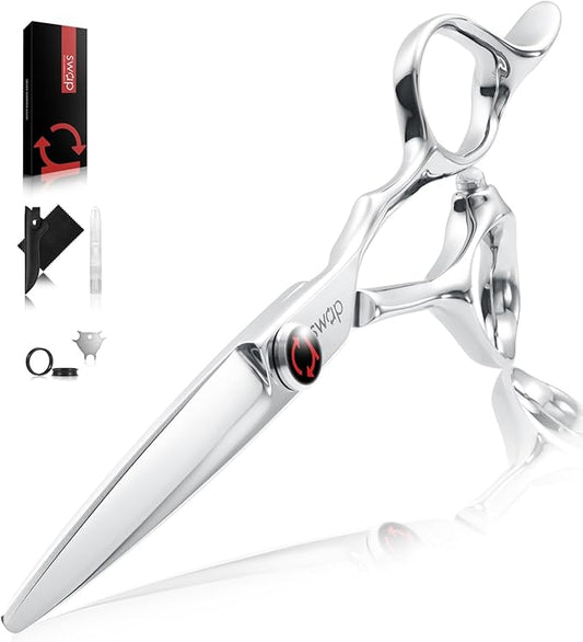 SWAP Professional Hair Cutting Scissors - SUS 440C Barber Shears, Profesional Shears for Hair Cutting (S2, 6 '' Hair Cutting Scissors)