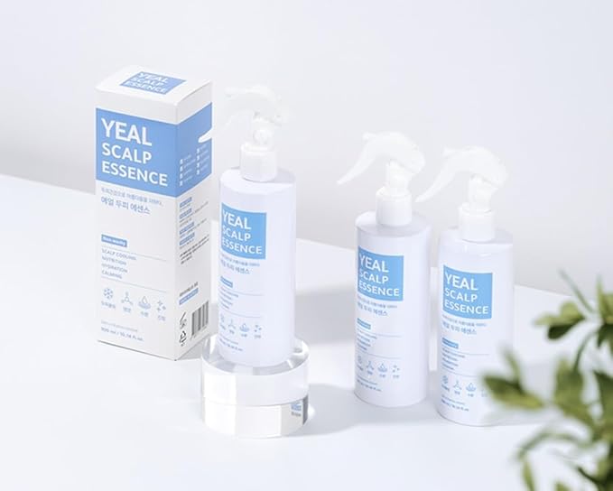 YEAL Scalp Cooling Serum Spray, Peppermint & Aloe Extract, Instant Heat Relief Hydrating Soothing, Non-Washing Leave-On Mist, Hypoallergenic Tested 10.14 fl oz