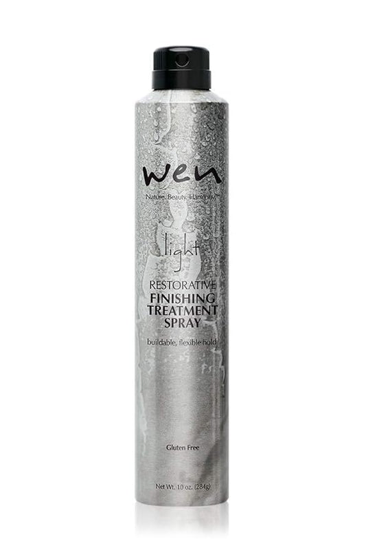 WEN by Chaz Dean Light Finishing Treatment Hair Spray - Texture Spray for Hair, Flexible Hold, Hairspray for Women & Men, Hair Volume, Non Sticky Dry Texturizing Spray, Bergamot - 10 Oz (Pack of 1)