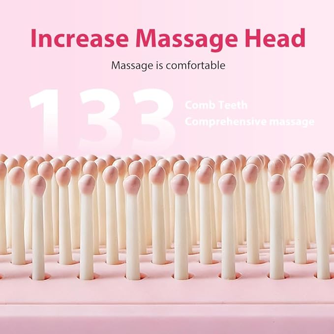 Retractable Cushion Massage Comb Brush, 2026 New Self Cleaning Hair Brush, Anti Static Massage Comb Air Cushion Comb for Women (Blue, 2pcs)