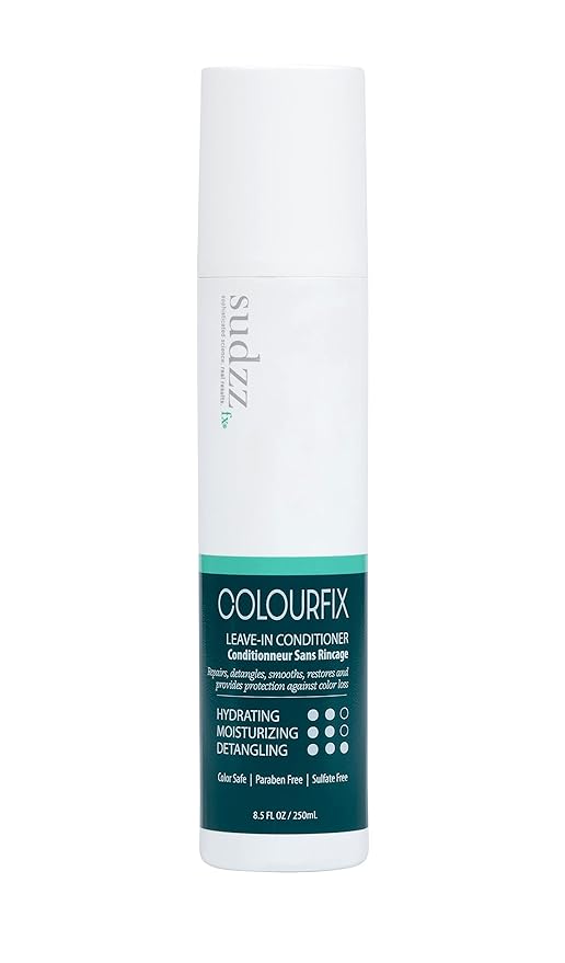 SUDZZFX ColourFix Leave-in Conditioner, 8.5 Fl Oz - Nourishing Conditioner for Growth, Color-Treated and Dry Damaged Hair - Deep Conditioner - Repair and Defend Hydrating Conditioner