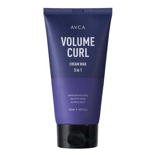 AVCA 3-in-1 Volume Curl Cream for Defined Curls, Frizz Control, and Added Bounce 150ml, 5.07fl. oz.