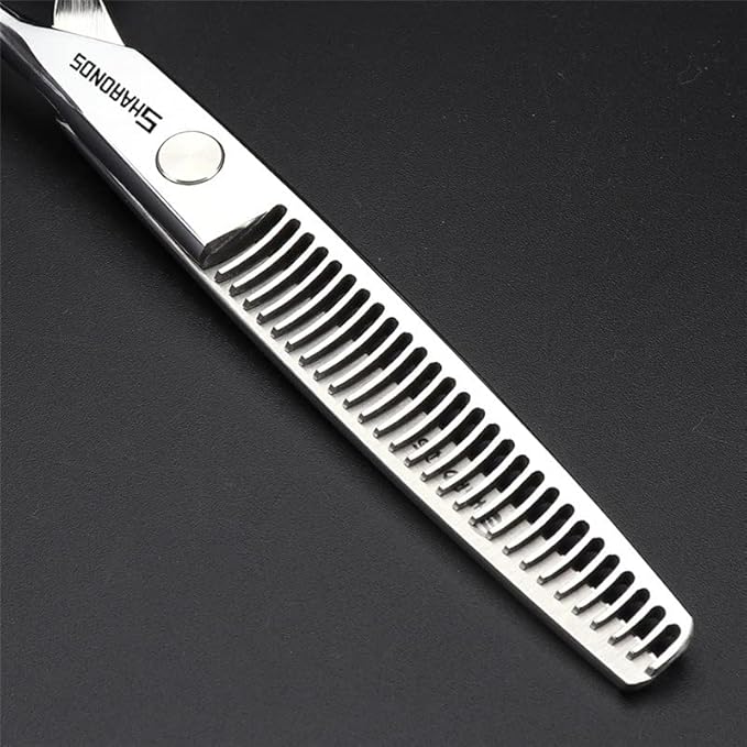 Barber hair scissors, Axemoore professional haircut Cutting Scissors/Shears set- 6", made of Japanese stainless steel, especially (6 in- tooth-A)