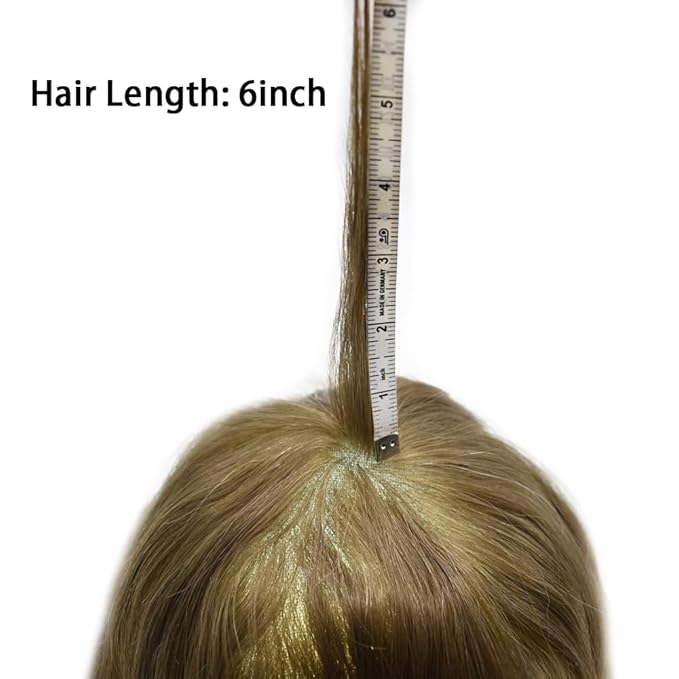 Toupee For Men Real Human Hair System For Men Full Swiss Lace Mens Toupee Lace Hair Piece For Men Hair System Bleached Knots 8x10 120%Medium light density #1820 18# MEDIUM BLONDE+20%GREY