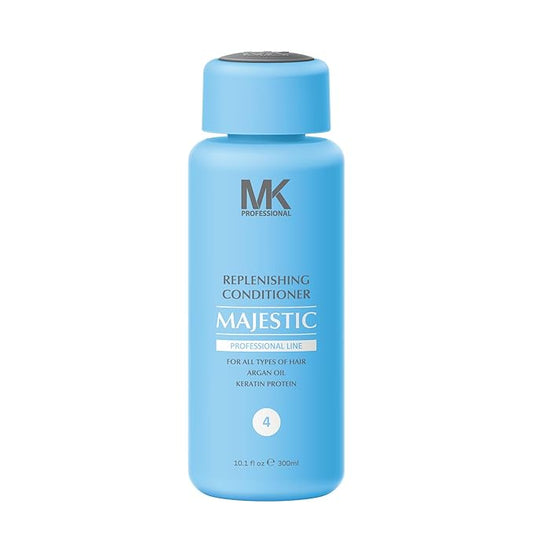 MK PROFESSIONAL Argan Oil Conditioner with Keratin, Sulphate Free Keratin Hair Treatment, Moroccan Oil Conditioner, Strengthens, Repair, Soft & Nourish Hair, Free from SLS & SLES - 10.1 Fl Oz / 300 ml