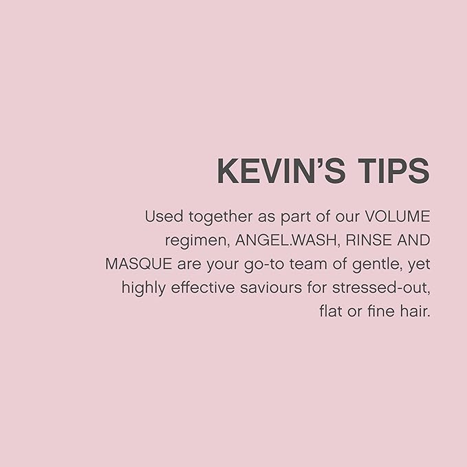 KEVIN.MURPHY ANGEL.WASH - Restorative Shampoo - For Fine Coloured Hair - Colour-Safe Shampoo - With Vitamins & Antioxidants - Sulphate & Paraben Free - 250 ml / 8.4 fl oz (Pack of 2)
