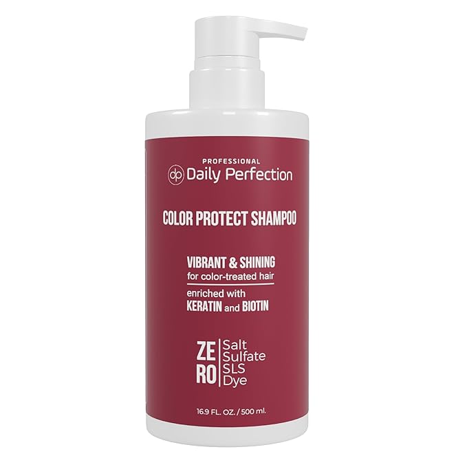 (dp) Color Protect Shampoo – Maintain & Enhance Color-Treated Hair – Clean + Salon-Grade Formula with Biotin & Keratin
