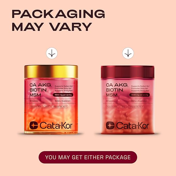 Hair Skin and Nails Vitamins – Biotin | Hyaluronic Acid | Calcium AKG | MSM | Vitamin C & Vitamin D3 K2 – Hair Vitamins for Women – Promotes Shiny Hair & Radiant Skin –270 Capsules (3 Pack)