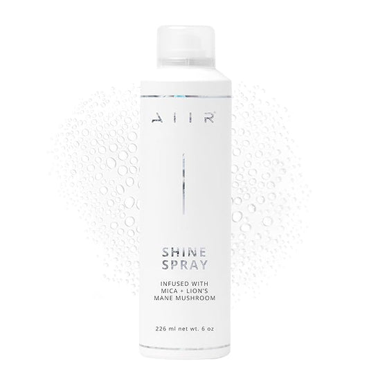 AIIR Shine Spray -Smoothing Spray for Glossy Sleek Hair, Humidity and Frizz Shield Spray, Gloss Spray, Lightweight Spray Coats and Protects Hair, Enhance Shine & Color with Reflect, 6 oz