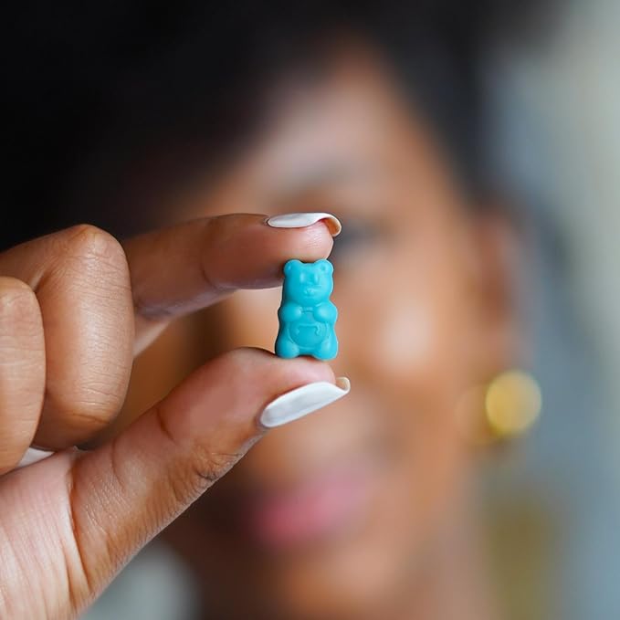 Sugarbear Hair Vitamin Gummy 2 Month Supply Extra Strength Biotin 6000mcg, Growth for Men & Women, Vegan Vitamin B12, MSM, Inositol, Omega 3, Elderberry, Certified Kosher, Halal, Cruelty-Free