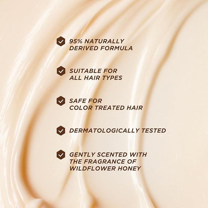 Gisou Honey Gloss Ceramide Therapy Hydrating Conditioner – Smooths, Detangles & Adds Shine with Mirsalehi Honey & Ceramides