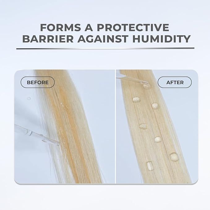 XMONDO Hair Super Gloss Ultra Frizz Defense Spray, Advanced Vegan Anti-Frizz Treatment with Humishield Technology for Smooth, Shiny Hair, 6.7 Fl. Oz