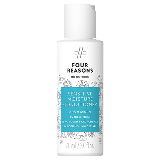 No nothing Sensitive Moisture Hair Conditioner for Women - Hydrating & Moisturizing, Unscented, Fragrance Free & Hypoallergenic Conditioner for Sensitive Sclap - for All Hair Type - Travel Size