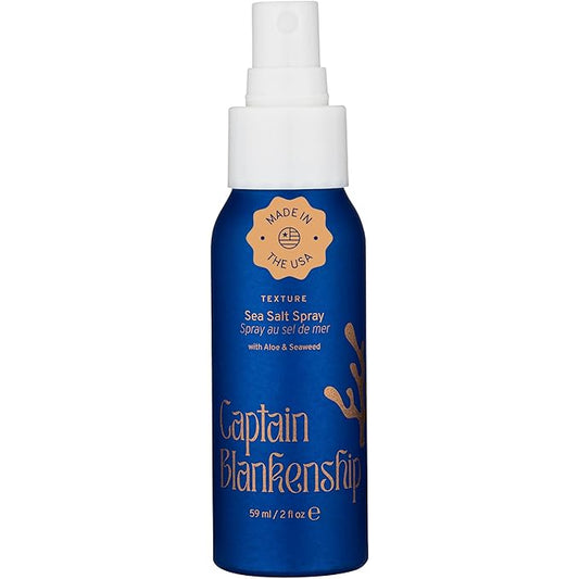 Captain Blankenship Texture Sea Salt Hair Spray | Adds Volume, Texture & Natural Waves | Color-Safe, Organic, Sulfate-Free, Vegan Haircare - 2 oz