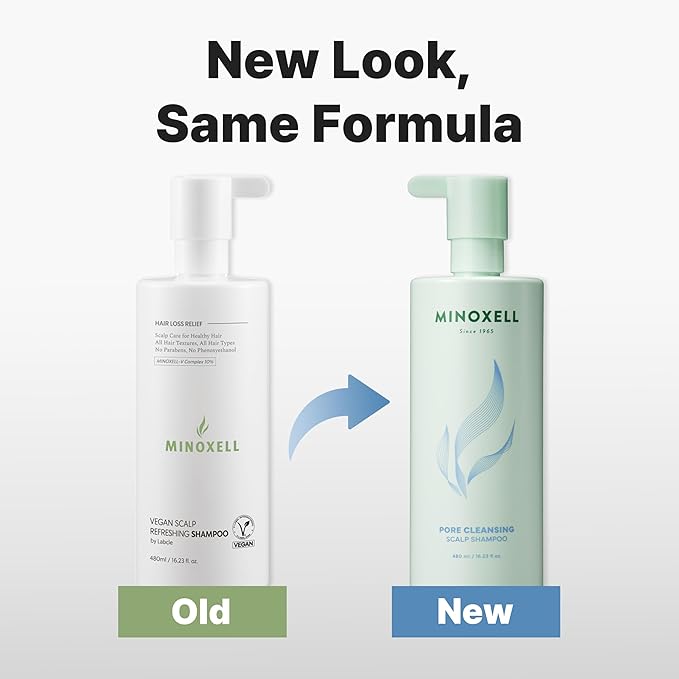 Korean Oil Control Shampoo | Scalp Deep Cleansing Clarifying Shampoo for Thinning Hair, Oily Roots, Volume Boost & Dandruff Care (16.23 fl oz)