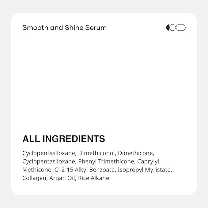 Cureskin Smooth and Shine Hair Serum for Dry Frizzy Hair Women and Men | Helps Reducing Hair Breakage, Frizz and Detangels for Strong, Protected and Shiny Hair, 1.69 Fl Oz (Pack of 1)