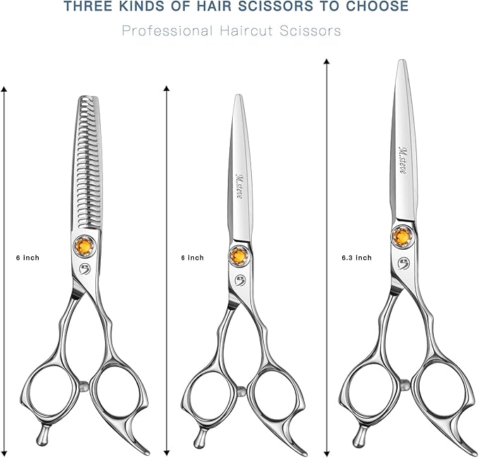 Thinning Shears for Hair Cutting 6",Left and Right Hand Professional Hair Thinning Scissors with Barber Texturizing 26 Teeth Shears,Barber Scissors for Salon/Home Use