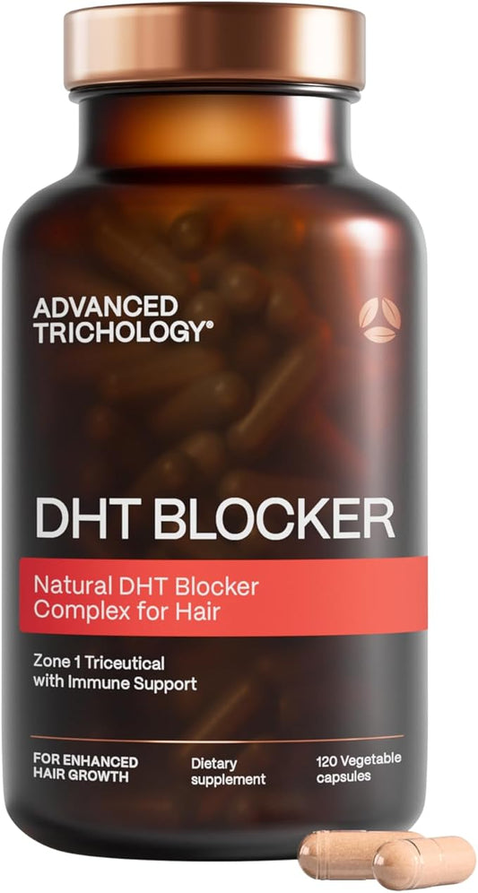 DHT Blocker - Hair Growth Supplement for Genetic Thinning for Men and Women | Approved* by American Hair Loss Association | Guaranteed, Backed by 20 Years of Experience in Hair Loss Treatment Clinics