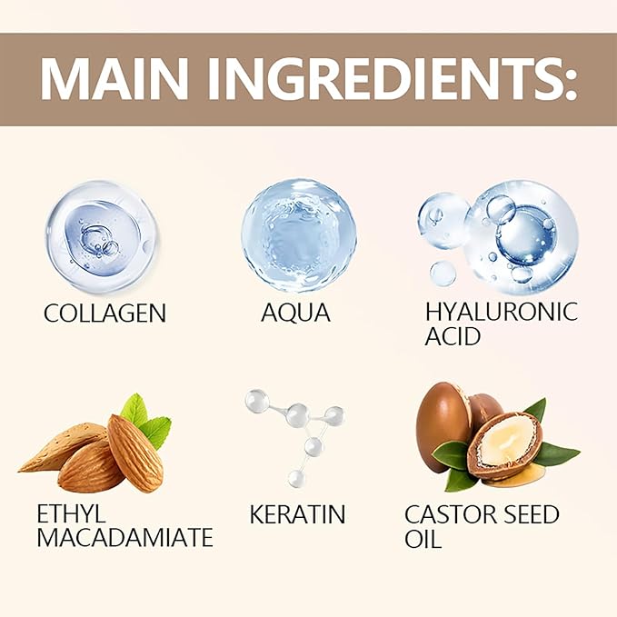 Black Castor Oil Curl Defining Cream，Long-Lasting Hold Curl Cream for Enhanced Waves and Curls，Lightweight and Anti-Frizz Moisturizing Hair Mask，Suitable for All Curly Hair Types，2.14 Oz