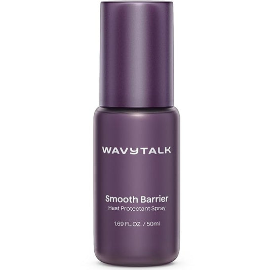 wavytalk Smooth Barrier Heat Protectant Spray for Hair, Thermal Protection Spray for All Hair Tools to Smooth&Hydrate, Up to 450℉ Protection, Damage Repair&Frizz Control, 1.69 Fl Oz