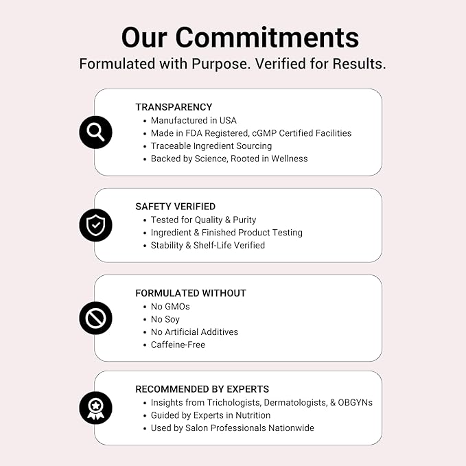 NU Standard TAKE N GO - Hair & Scalp Vitamins - Hair Growth Supplements for Women with 25+ Bioavailable Nutrients, Supports Reduced Shedding & Supports Thicker, Healthier-Looking Hair - 30-Day Supply