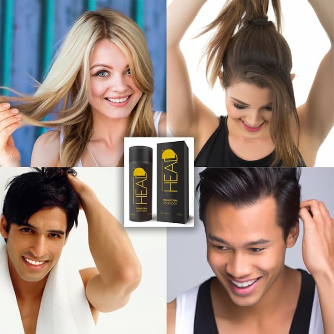 (BLONDE | Plant Based I Full Hair in Seconds | Lightweight Hair Buidling Fibers for Thinning Hair Men & Women | Styling Powder | Hair Loss Products | The Sexiest Way to Fuller Hair!