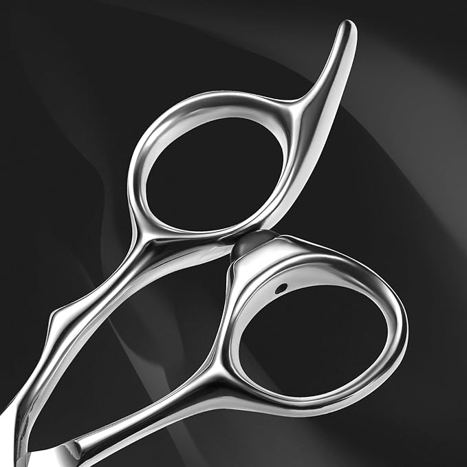 AOLANDUO Professional Shears for Hair Cutting, VG10 Steel Scissors to Cut Hair Professional, Precision Barber & Hair Stylist Shears, Ergonomic, 1 Count, 6.0 Inch