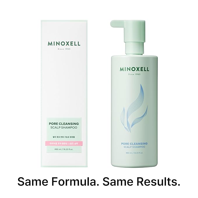 Korean Oil Control Shampoo | Scalp Deep Cleansing Clarifying Shampoo for Thinning Hair, Oily Roots, Volume Boost & Dandruff Care (16.23 fl oz)