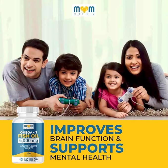 Omega 3 Fish Oil with Maximum EPA DHA - Supports Brain, Liver, Heart & Immunity - Made in The USA - 150 Softgels