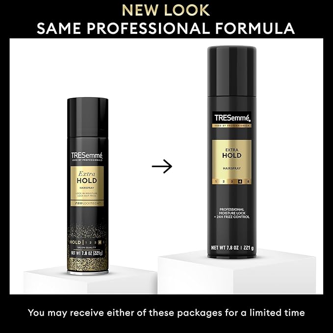 TRESemmé Extra Hold Hairspray & Shaping Mousse Bundle – 24H Touchable Hold & Volume + Frizz Control