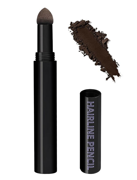 Women Hairline Powder Stick, 0.04oz Root Touch Up Hair Color Powder Root Cover Up Dye Scalp Concealer Hair Fibers for Thinning (Gray-Brown)(Gray Brown, Regular Size)