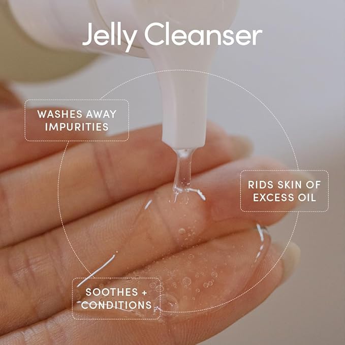 Uncommon Beauty Jelly Cleanser - Daily Gentle Face Wash and Makeup Remover with Aloe Vera Gel - All Skin Types, Vegan, Cruelty Free, Synthetic Fragrance Free, 5.07 FL OZ