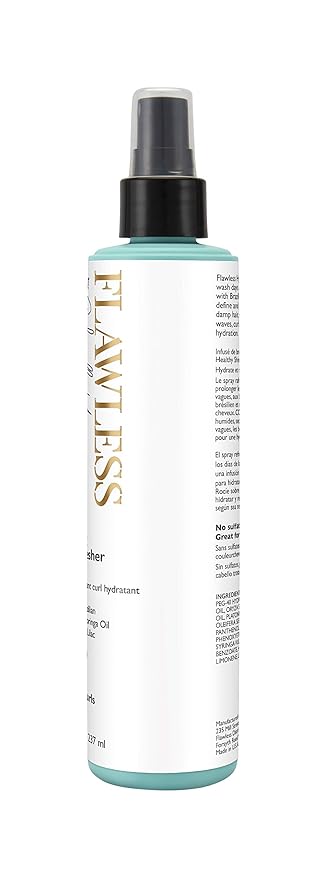 Flawless by Gabrielle Union - Hydrating Curl Refresher Hair Spray for Curly and Coily Hair, 8 OZ