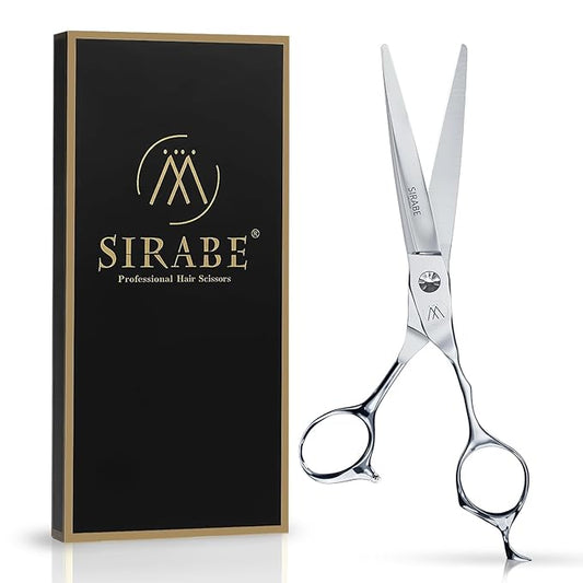 Sirabe HIGH-END Professional Barber Scissors, Ultra Sharp Blades, Hair Cutting Scissors Shears Haircut Scissors for Salon Hairdressing and Home Use