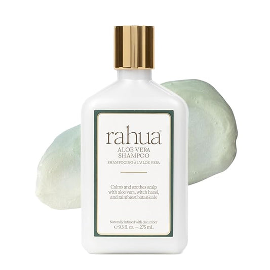 Rahua Aloe Vera Shampoo, Vegan Clarifying Shampoo for Women, Color Safe Hair Care with Aloe Vera, Cucumber Extract, Witch Hazel Oil, Sulfate Free, Balances Oil, Soothes Dry Scalp, 9.3 Fl Oz
